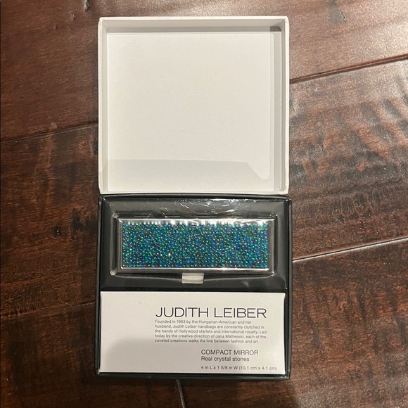 Judith Leiber Compact Mirror with Real Crystals - Picture 3 of 3